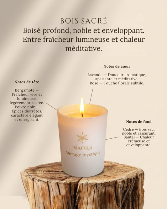 Rituel de Retour à Soi — Bougie parfumée Ancrage Mystique