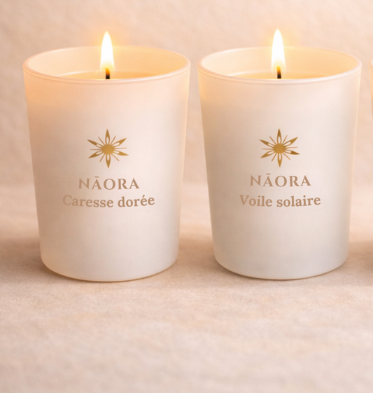 Duo Lumière — 2 Bougies parfumées Nāora