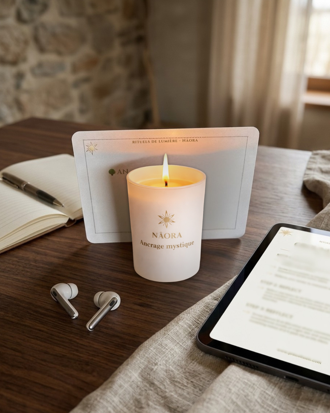 Rituel de Retour à Soi — Bougie parfumée Ancrage Mystique