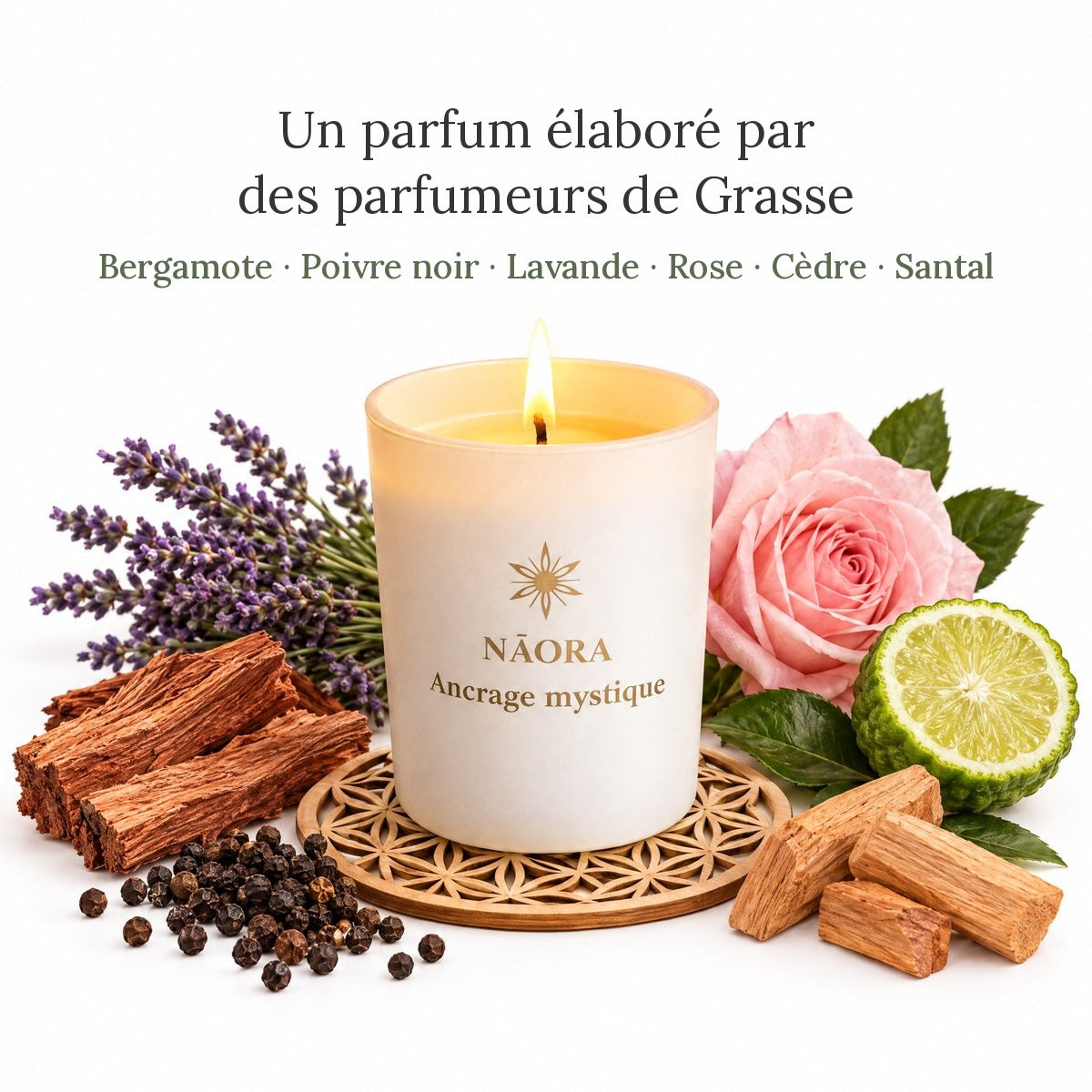 Un parfum élaboré par des parfumeurs de Grasse