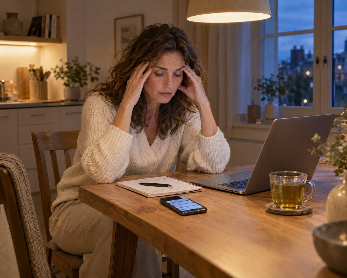 Vous êtes enfin assise… mais votre tête, elle, ne s’arrête pas.